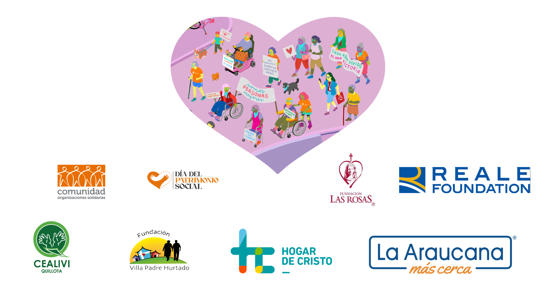 Marcha con Alma 2026: cientos de personas mayores celebraron la vida y su aporte a la sociedad en cuatro regiones